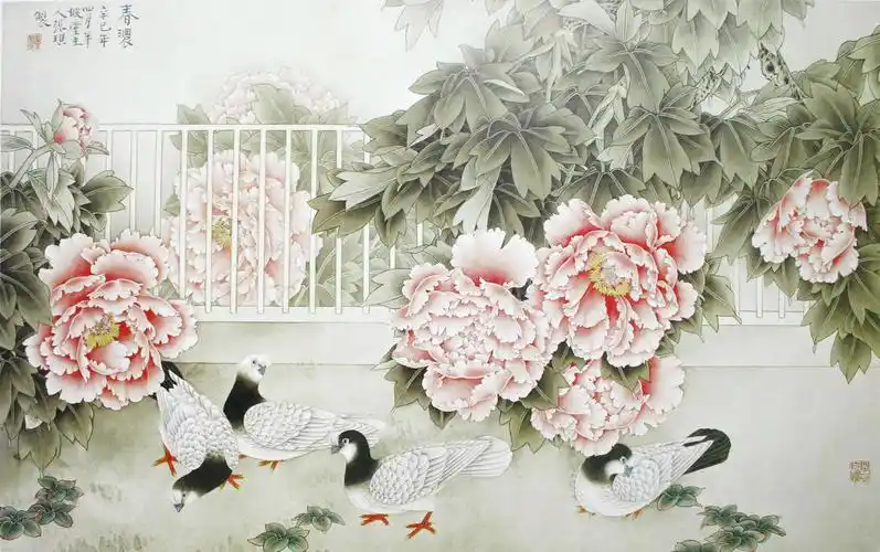 工细心巧神韵来名家工笔花鸟作品欣赏