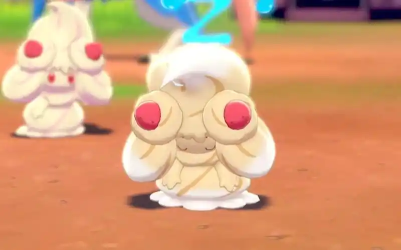 【宝可梦剑盾】嘘……霜奶仙它睡着了!_哔哩哔哩_bilibili