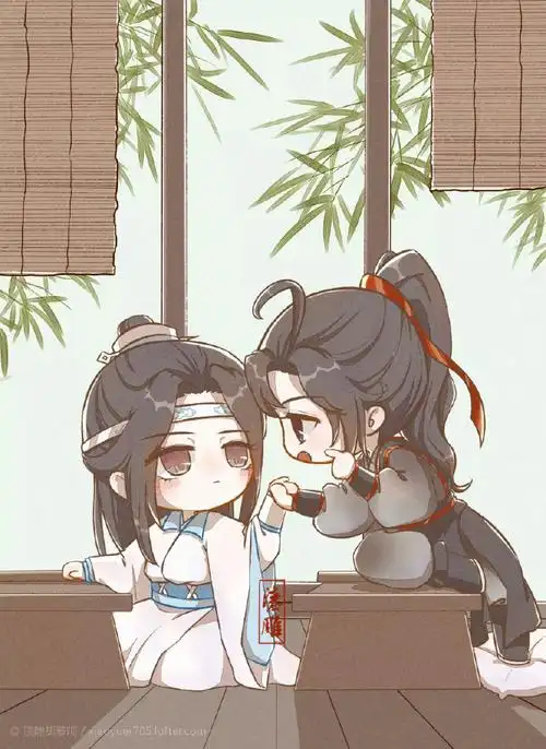 魔道祖师##蓝忘机 晴光映雪##魏无羡 可爱至极