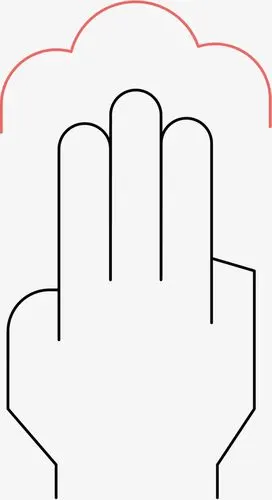 手指矢量手指触屏png图