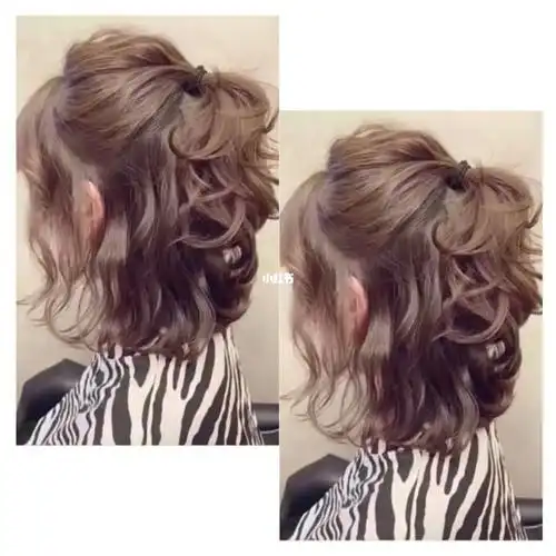 慵懒复古卷发 显脸小发型 圆脸方脸菱形脸烫发 中长发短发烫发  细软