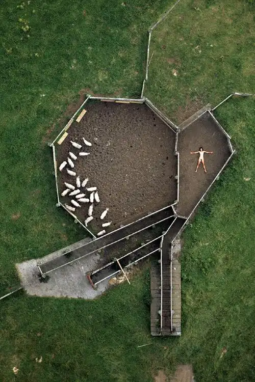 摄影作品 –空中裸体 /john crawford