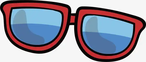关键词 : 矢量图,卡通,手绘,红色,太阳镜,简约,设计,创意