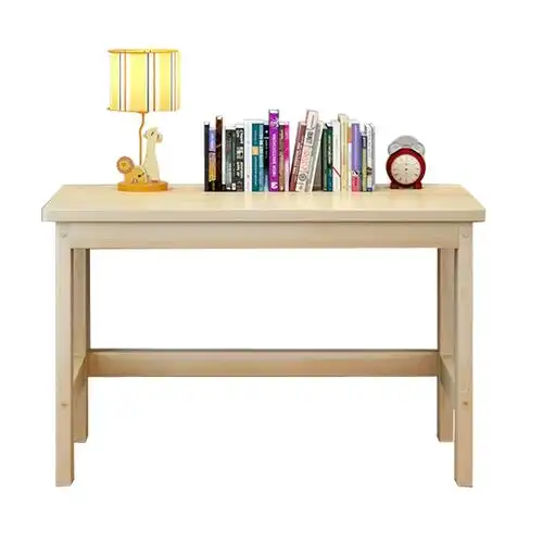 实木电脑桌网红书桌轻奢椅子简约经济型原木家用学生学习桌椅组合