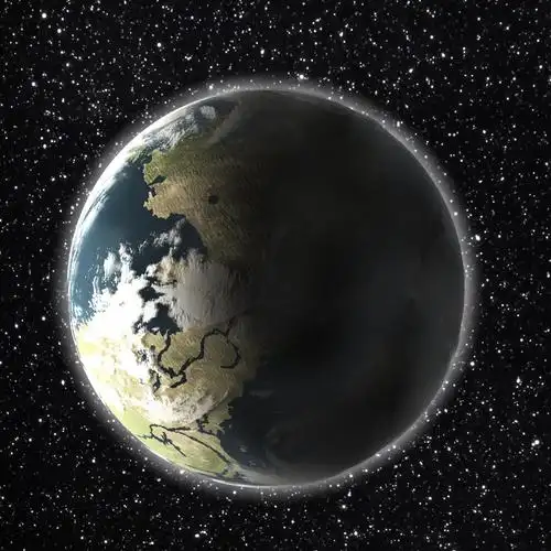 地球类型的星球3d模型