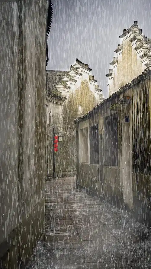 很喜欢这样的下雨天.#听雨 #风景