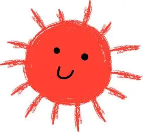 太阳表情包模板