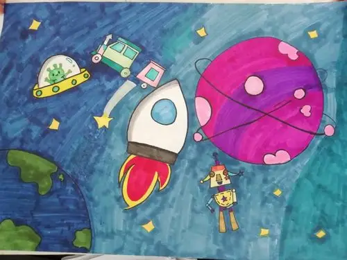 创意 创新 创造——明光市第二中学2020年学生科幻画作品展