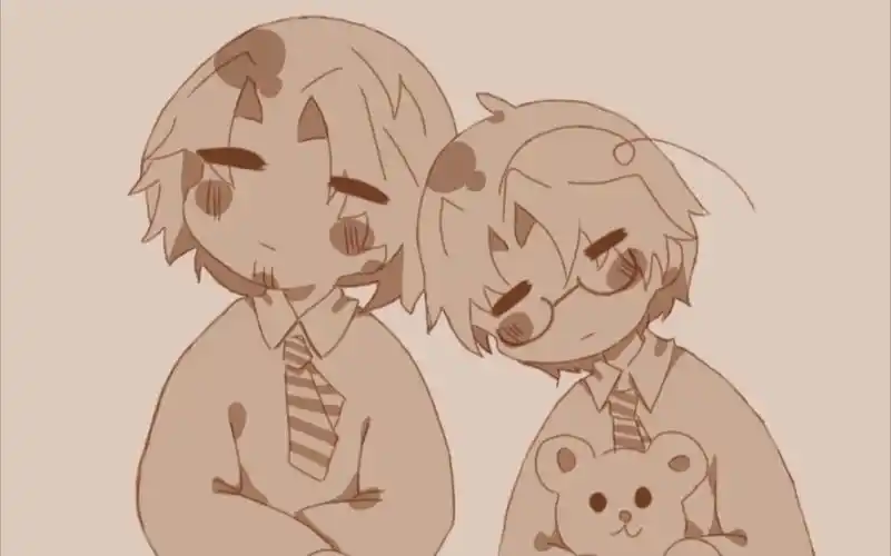 【aph/软绵绵组】"嘘,他们睡了!