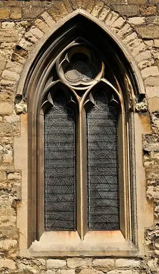 哥特式,窗户,建筑细节,牛津,英格兰_高清图片_全景视觉