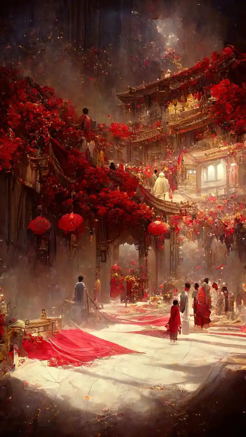 "唐朝盛世期间,富商门户嫁千金,全城百姓都来参加祝贺,热闹非 - 抖音