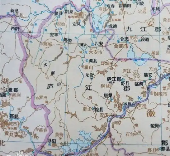 庐陵郡6,庐江郡庐江郡的治所起初在今安徽省庐江县,后移到安徽省潜山