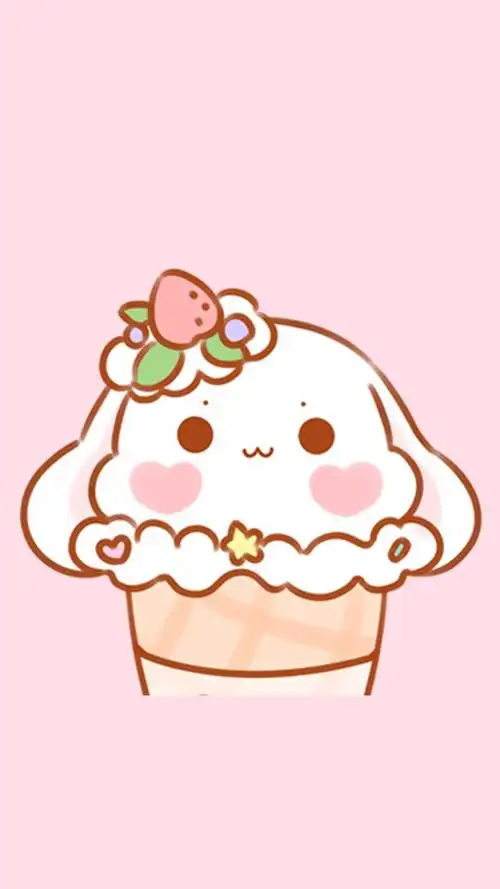 可爱软萌卡通兔子图片手机壁纸