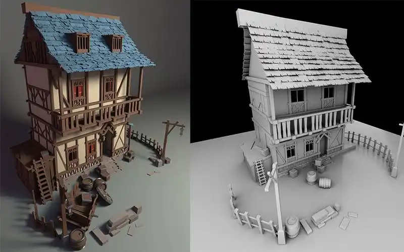 次世代maya场景模型,零基础入门如何做出自己第一个案例