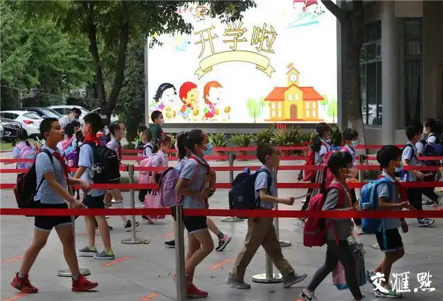 开学啦!多图直击"神兽归笼"