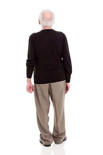 背面视角_老人_白色背景_背景_图片大全—全景创意图库(quanjing.