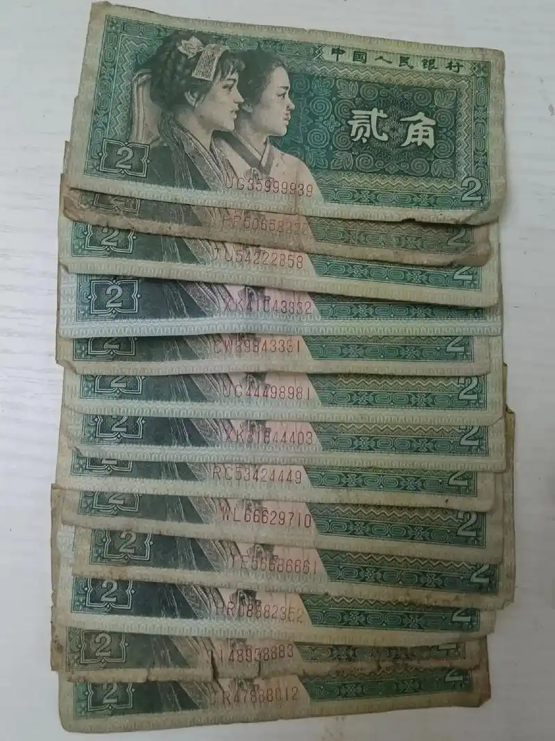 刷到抖音说2毛的纸币值2.6万.唉 啥也不是.上当了#老版人 - 抖音