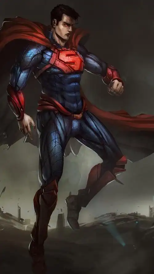 iphone 壁纸 dc漫画,超人,艺术图片