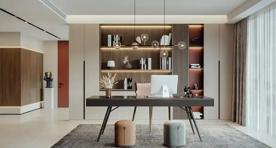 整体书柜「整体书柜效果图大全2020款」 - 业奇网