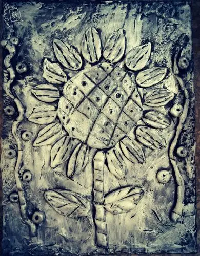 希望学校/特色选修课——《轻彩泥仿铜版画》 美术老师:常佩