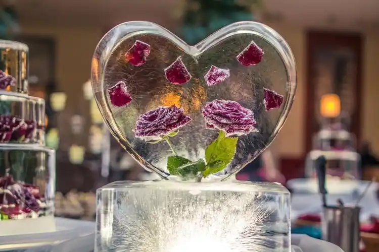 情人节,心,冰,爱,红色,浪漫,浪漫