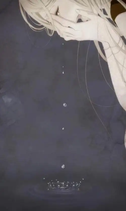 哭泣的动漫美少女