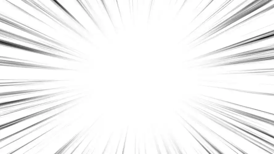 黑白线条速度线mg动画漫画边框元素