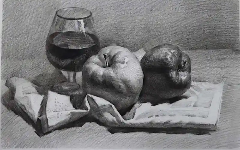 [素描静物]素描静物大咖陈平老师, 友情赞助素描静物 ,写生照片基础