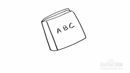 怎样画书本最简单的画