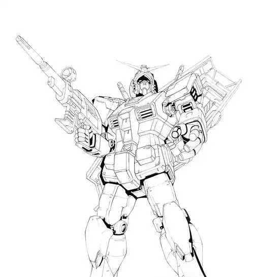 彩铅手绘——高达