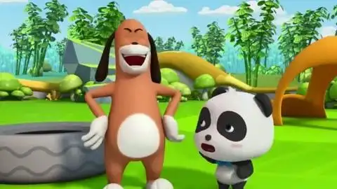 宝宝巴士:奇奇道哥比赛开核桃,道哥直接砸成核桃粉,太搞笑了