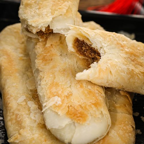 正宗三禾北京稻香村糕点点心牛舌饼椒盐味老式北京传统中式糕点