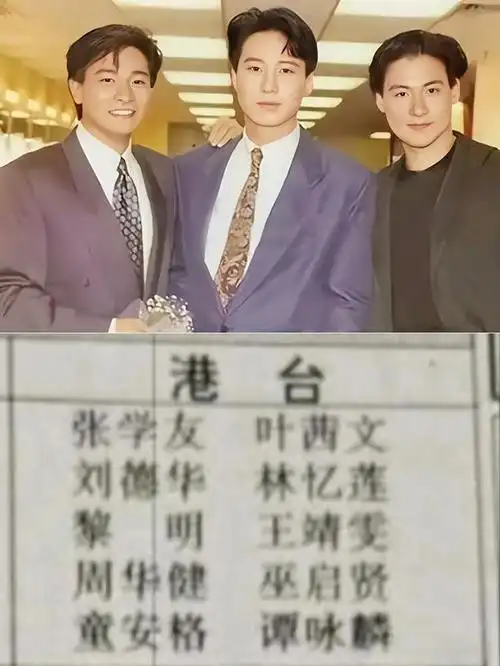 《当代歌坛》评选首届港台十大东方歌王:"四大天王"独缺郭富城