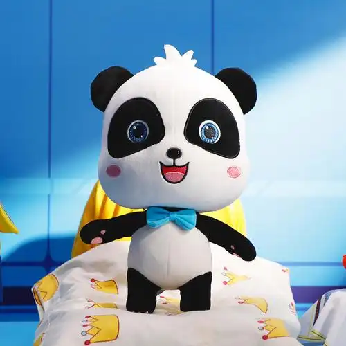 奇奇妙妙公仔毛绒熊猫小玩偶套装角色六一儿童礼物