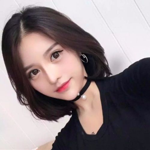 网红短发bobo头中分伪娘假发用品 cos蓬松短直发女装大佬男变女