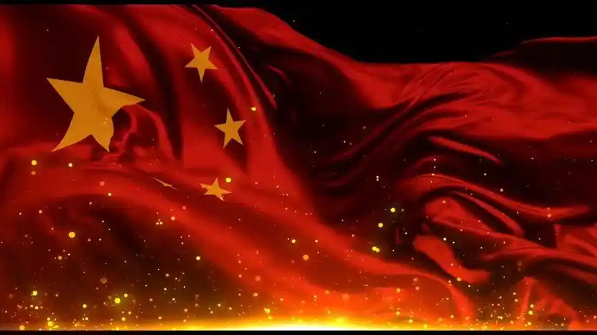 气势蓬勃的中国红红旗飘动视频素材,喜欢的收藏下载吧!