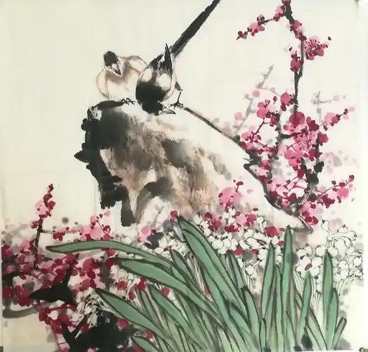 袁凤魁花鸟画小品欣赏