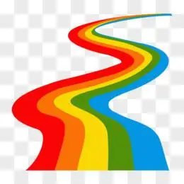 卡通操场跑道png彩虹跑道装饰元素pngpsd卡通手绘操场元素pngpsd卡通