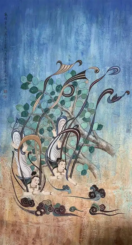 敦煌梦—谢晓冰敦煌壁画作品展 预约报名-小洲艺术区活动-活动行