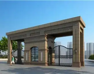 简欧欧式大门3d模型下载-3d溜溜网