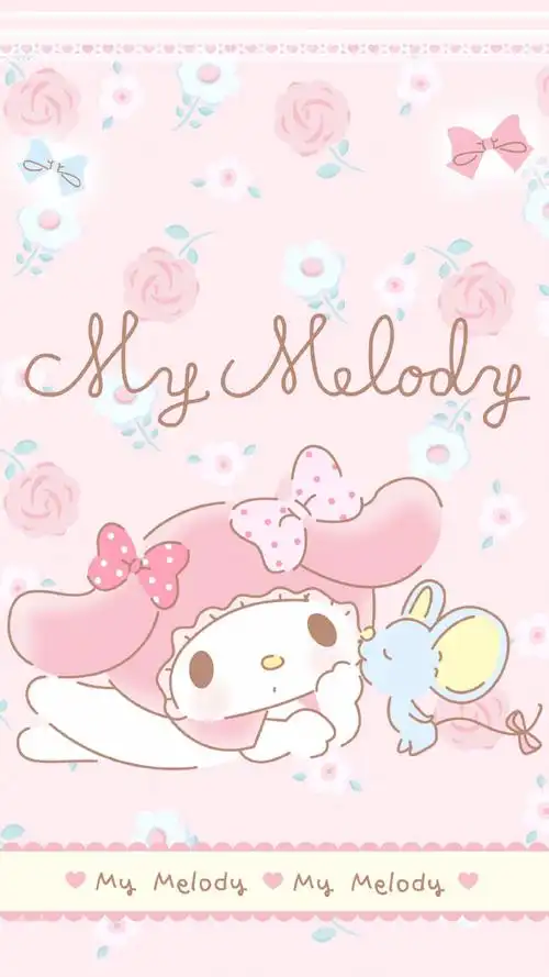 美乐蒂 | 壁纸  我是my melody!  #动漫##二次元新鲜事