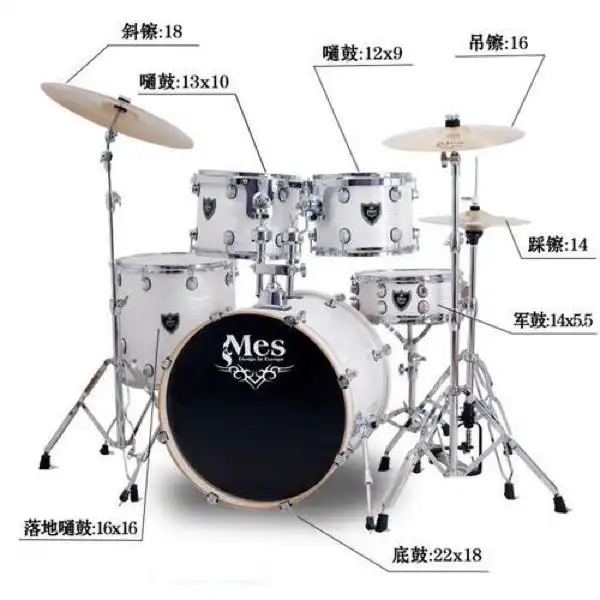 成都架子鼓课堂09架子鼓有哪几部分组成呀?