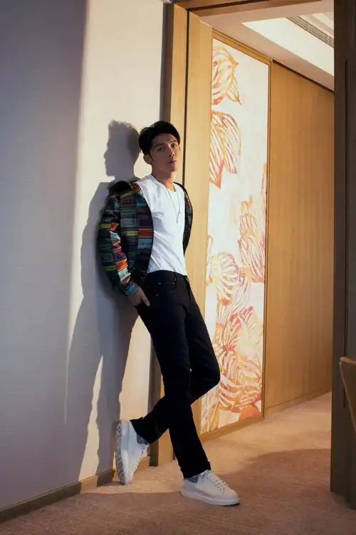 李泽锋休闲帅气写真图片16