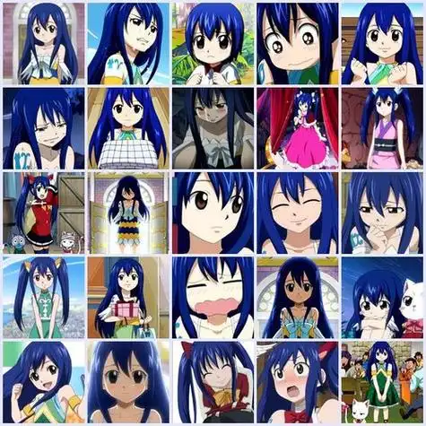 求妖精的尾巴温蒂的萌头像