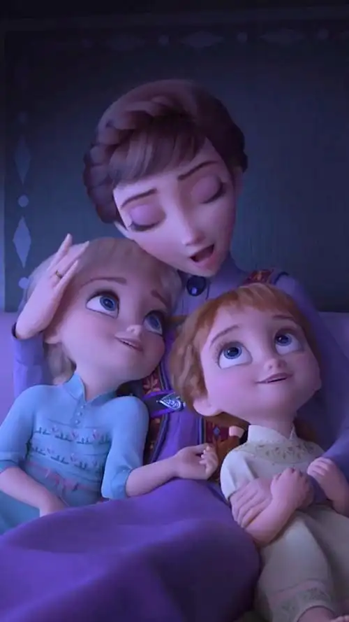 冰雪奇缘 小时候总是希望快点长大,长大了又希望回到小时候,有个姐妹