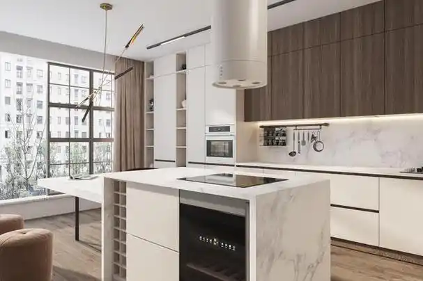 厨房岛台,材质怎么选?五种岛台设计,哪一种更好?来听听大实话