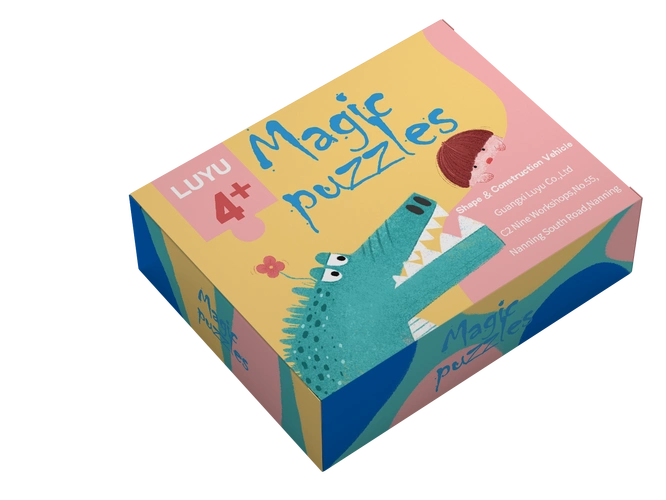 儿童产品产品包装图拼图包装设计