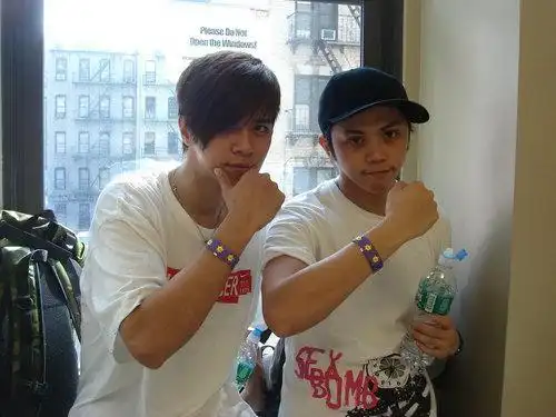 hebe的绯闻男友编舞老师"大目"