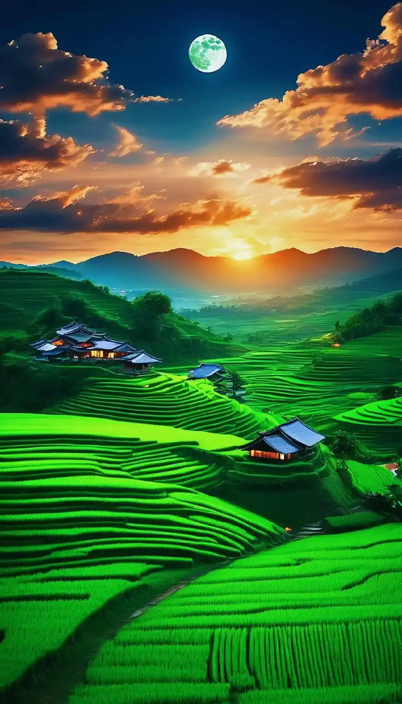 一轮明月是乡情,万里无云天宇清!#创作灵感 #风景 #旅行 - 抖音