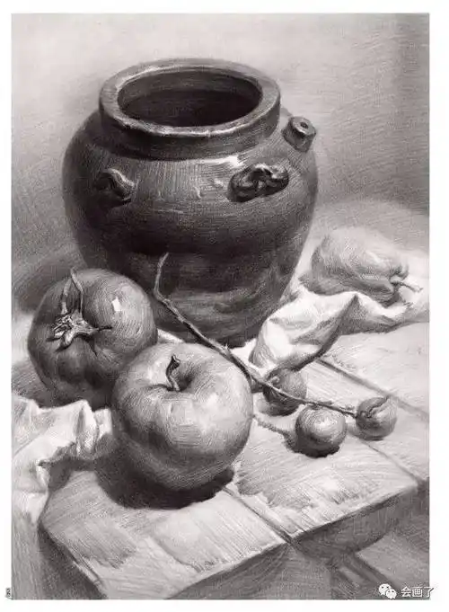 最优秀的素描静物书《临摹宝Ⅲ·素描静物》,一页都不能错过!